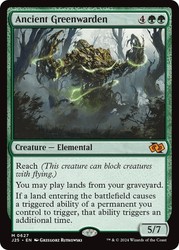 Ancient Greenwarden - 627 - Foundations Jumpstart (J25) - Mythic NM