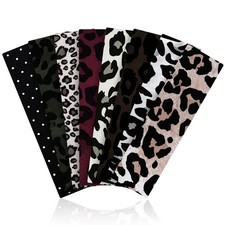 Animal Print Headband Hairband Cute Chic Boho for Women, Kawaii Aesthetic Hairba