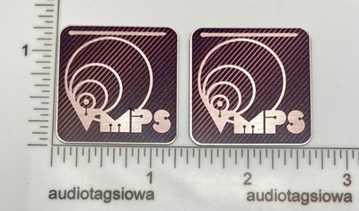 VMPS Speaker Grill Badges Custom Made Aluminum PAIR