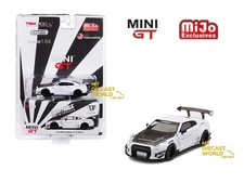 1/64 Mini GT #68 LBWK Liberty Walk Nissan GT-R R35 White MGT00068- Ultra Rare!
