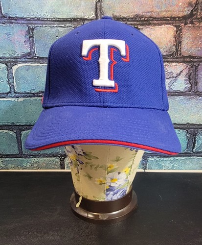 TEXAS RANGERS SPRING TRAINING HAT CAP FITTED MEDIUM LARGE MLB BLUE - Picture 1 of 5