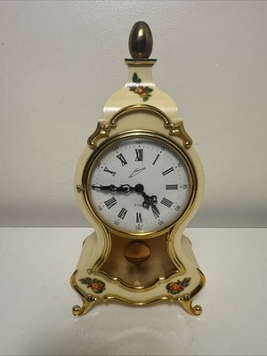 Vintage Schmid Neuchatel Day Mantel Clock Germany Needs Repair Z