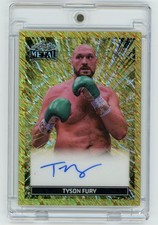 2026 Leaf Metal Ring Kings Tyson Fury Gold Shimmer Auto 1/1 On Card MA-TF1