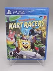 Nickelodeon Kart Racers PS4 Tested Working Disc Cracked Inner Ring Read