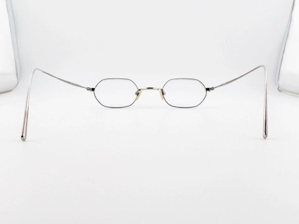 Gafas DKNY, solo monturas, 6570 215 plateadas, 42-22-145, metal, Japón Foto 4 de 4