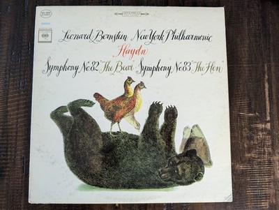 Haydn The Bear The Hen LP Bernstein NY Philharmonic Columbia MS 6609 Promo