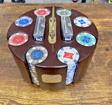 MILLER HIGH LIFE poker set chip carousel new unused