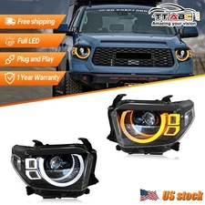 TT-ABC Full LED Headlights For Toyota Tundra 2014-2021 w/Sequential Turn Signlas