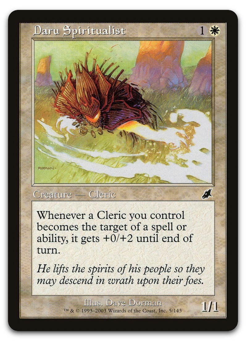 Daru Spiritualist #5 (LP) Scourge SCG Magic MTG