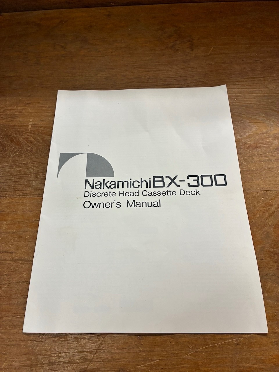Nakamichi BX-300 Cassette Owners / User Manual Original