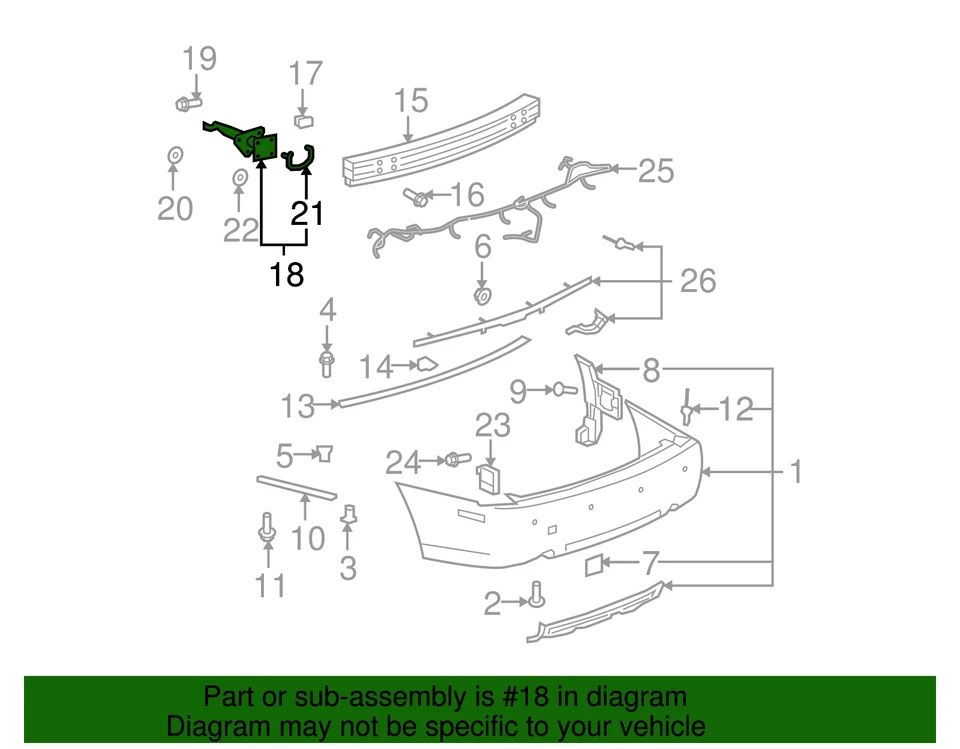 Original GM AbsorberRr Bpr Engy 25764183 Foto 2 de 2