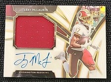 2019 Panini Select Jumbo Rookie  Signature Auto RPA Terry McLaurin JM-TM  07/35