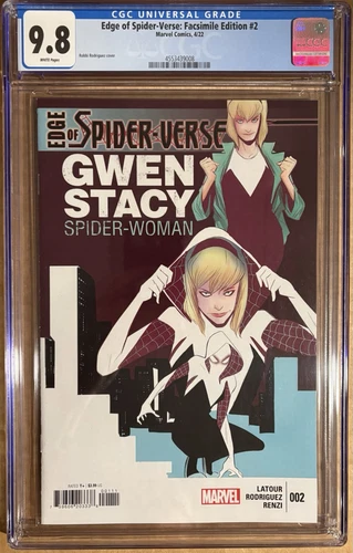 EDGE OF SPIDER-VERSE 2 CGC 9.8! FACSIMILE EDITION (2022)