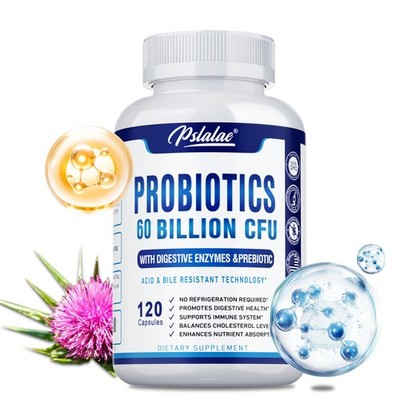 Probiotics 60 Billion CFU Kapseln - Verdauungsgesundheit, Immununterstützung