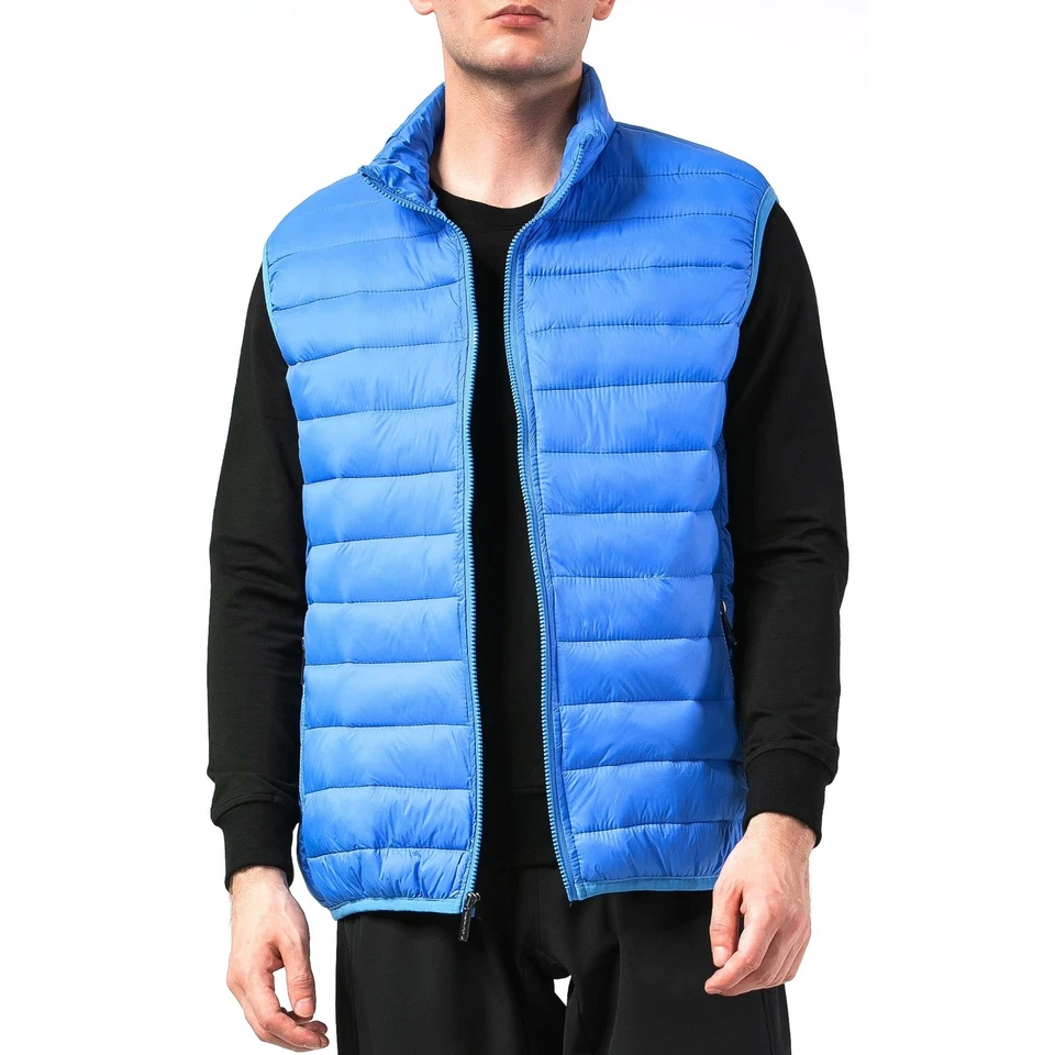 Alpine Swiss Clark Mens Puffer Vest Down Alternative Water Resistant Packable - Image 4 of 4