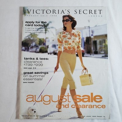 Victoria's Secret Catalog August Sale 1998 Yasmeen Ghauri
