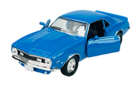 Welly Old Timer 1968 Chevrolet Camaro Z28 Blau 1:34 Die Cast Metal Neu Im Kasten