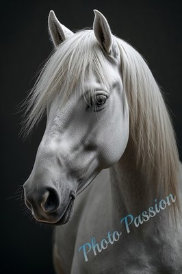 A4 Foto Pferd Kunstportrait - Wandposter (3014)
