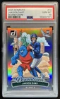 2025 Panini Donruss Jaxson Dart Downtown! SP RC Rookie #14 Giants PSA 10