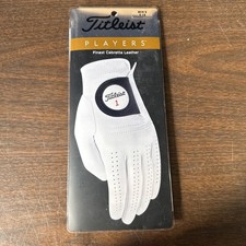 Titleist Golf MLH Players Glove, Pearl Color. Men  s XL