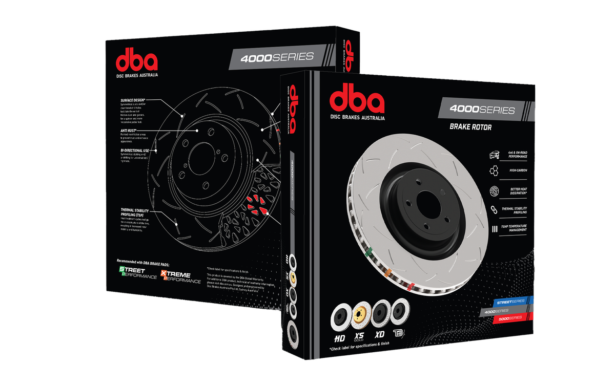 DBA 42166WXD T3 4000 Series Cross‑Drilled Front Rotor 380mm