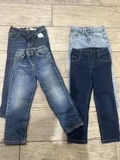 Boys Size 5T Jeans Lot 4 Pairs Blue Denim Pants Dark  Light Wash