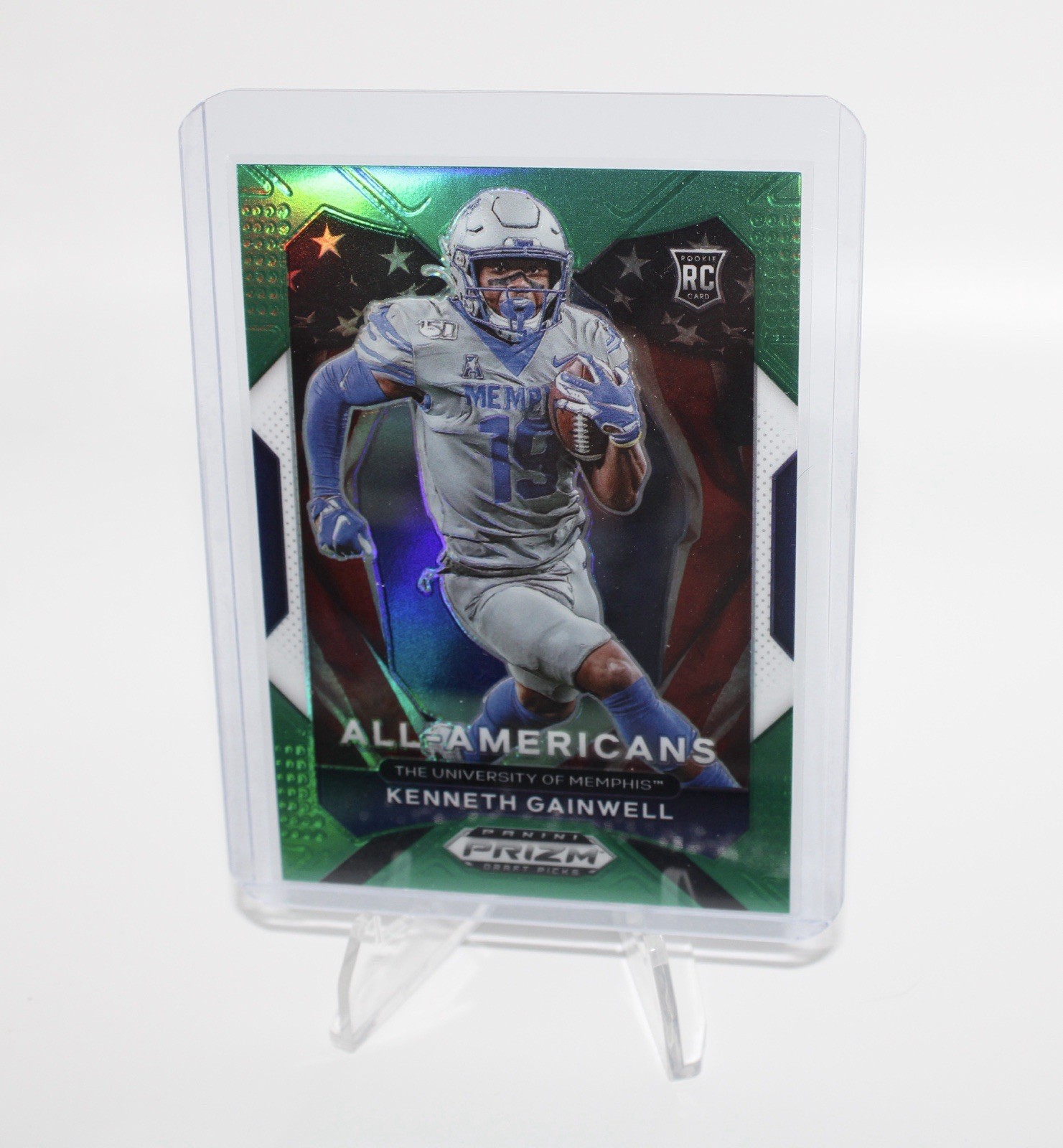 2021 Prizm Draft Picks Kenneth Gainwell All American Green Prizm RC #194-Eagles