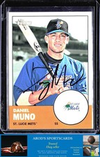 2012 Topps Heritage Minor League *Daniel Muno **Card #119** AUTO (RC)