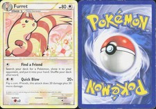FURRET 21/123 R HEARTGOLD & SOULSILVER POKEMON MP on eBay