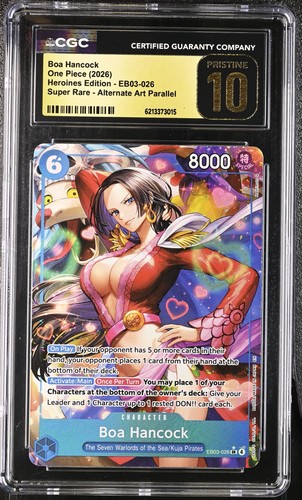 Boa Hancock (Alternate Art) graded CGC 10 for sale on eBay