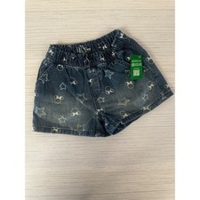 Baby Gap Disney Minnie Mouse Denim Shorts Blue Star Print 2 Years NWT