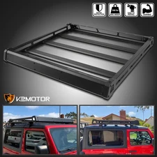 Fits 2020-2024 Jeep Gladiator Roof Rack Basket Luggage Cargo Truck Top Carrier