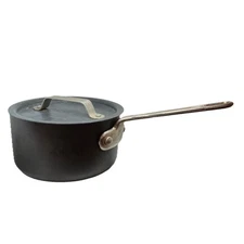 Calphalon Commercial Anodized Aluminum 1.5 Qt Saucepan With Lid Vintage Cookware