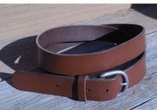 Vintage Belt Supple Mid-Tone Brown 100 Leather Sz 2X 41.5" - 45.5" 