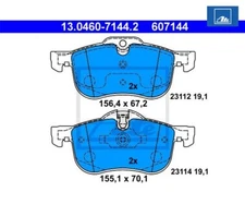 Brake pad set, disc brake ATE 13.0460-7144.2 for Rover