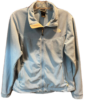 The North Face Glacier Fleece Jacket Blue Women s Size M Full Zip Sport Athletic