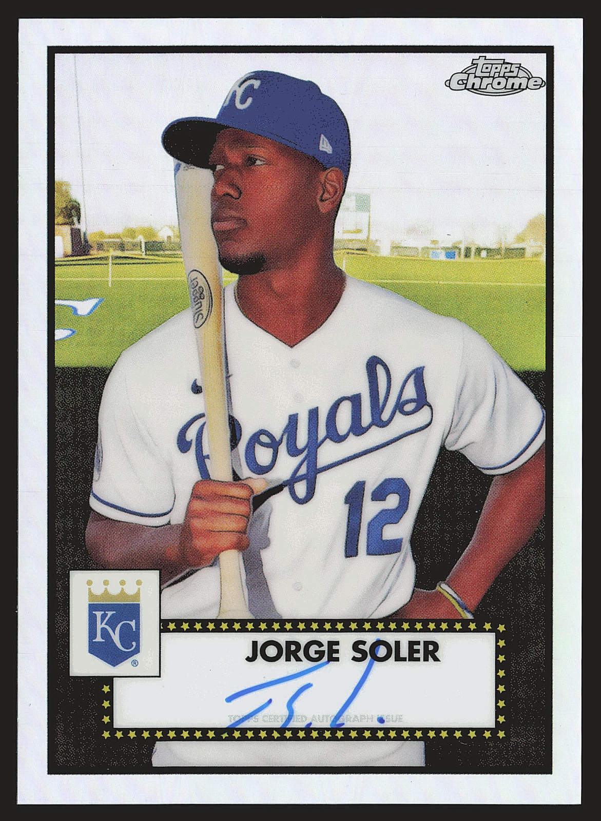 2021 Topps Chrome Platinum Anniversary #PA-JS Jorge Soler Auto Refractor /199 AU