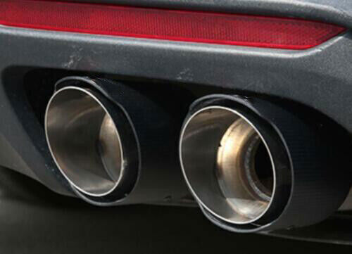 Carbon+Stainless Rear Exhaust Muffler Tip Tail Pipe For Cadillac CT5 2020-2024 - Picture 6 of 8