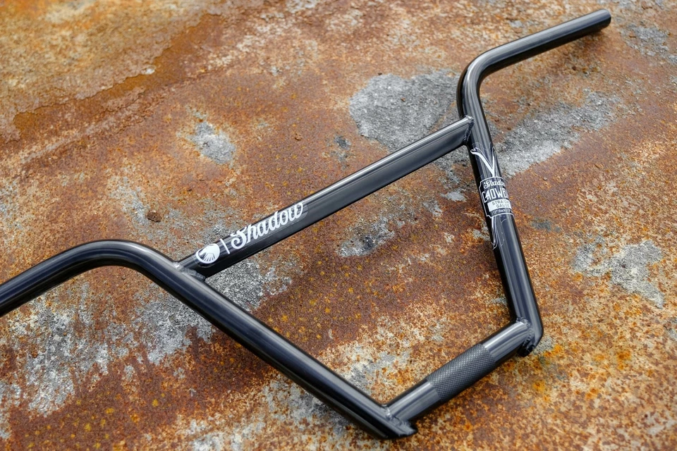 SHADOW CROWBAR SG 4 PIEZAS MANILLAR BICICLETA BMX NEGRO MATE - CROMO NUEVO Foto 4 de 4