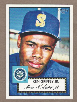 KEN GRIFFEY, JR 2007 Topps 52 DEBUT FLASHBACKS Insert Card #DF2 1952 Mariners 1