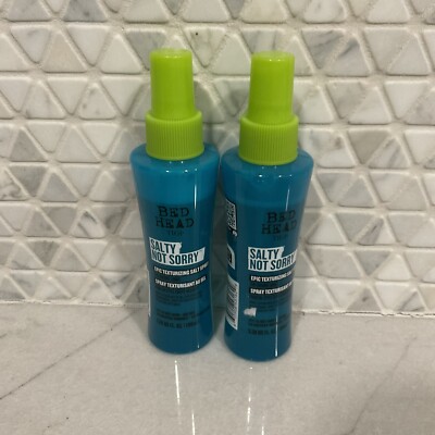 2 Bed Head Tigi Salty Not Sorry Epic Texturizing Spray For Undone Looks 3.38oz