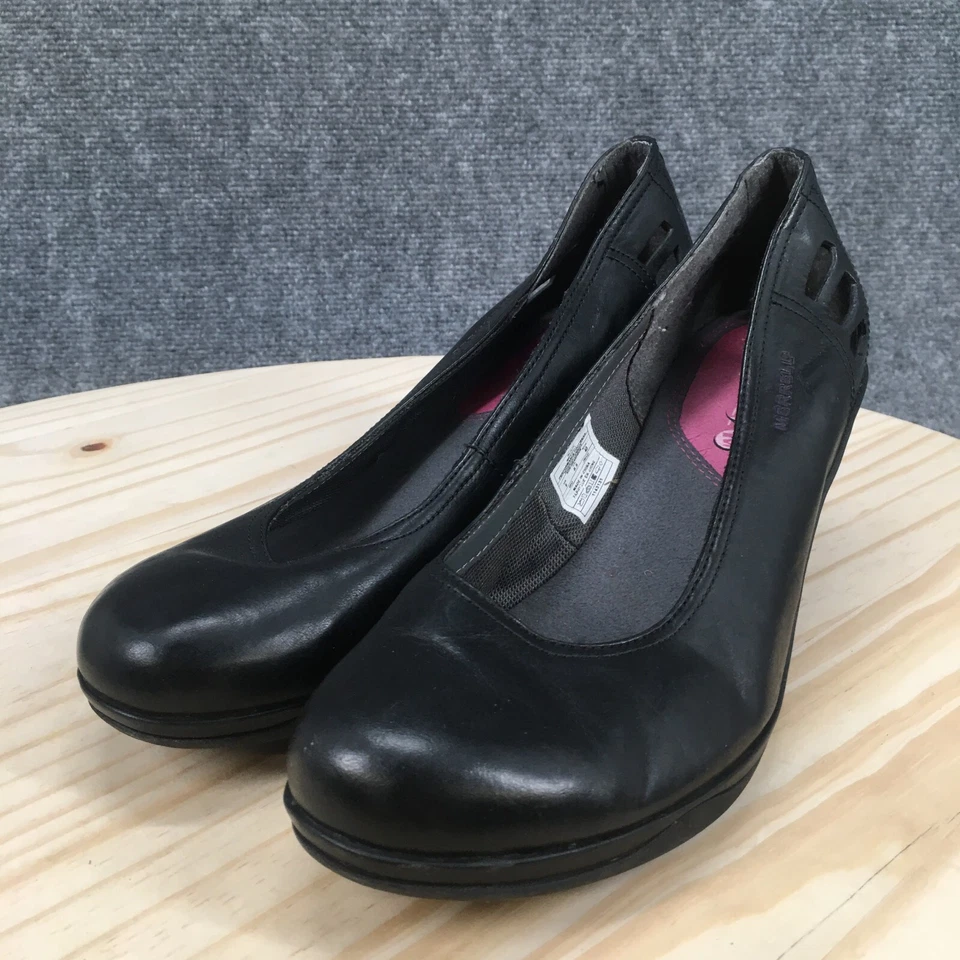 Sapatos Merrell Feminino 9 Evera Pure Pumps Salto Cone J56122 Couro Preto - Imagem 3 de 4