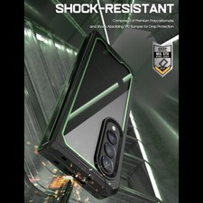 20 PCS For Galaxy Z Fold 4 Case Shockproof Cover with Screen Protector Green