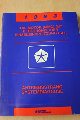 1993 Chrysler Jeep 3,0 Liter MMC SFI Antriebsstrang Systemdiagnose