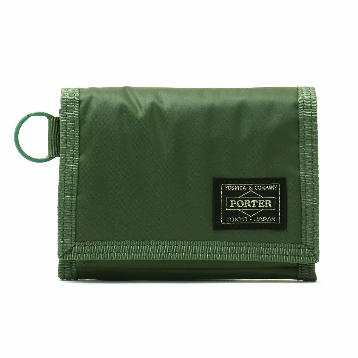 PORTER Yoshida Bag 555-06439 Tri Fold Wallet CAPSULE Khaki Japan