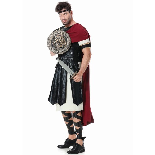 Antico guerriero romano spartano gladiatore cosplay donna e uomo cavaliere principessa Xena - Foto 11 di 19