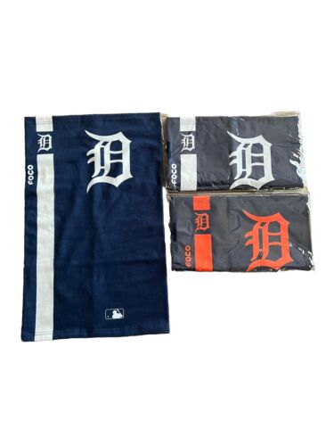 Detroit Tigers On Field UV Gaiter Scarf Bandana Navy/Orange & Navy/White New