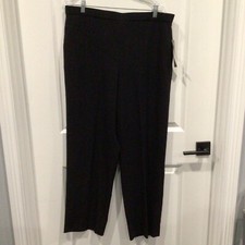 nwt Briggs New York Women 18 black pull on pants 2 pockets retails 40.00