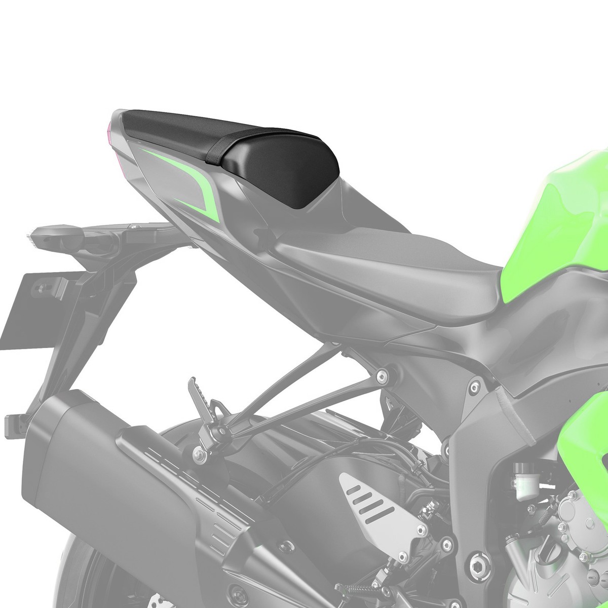 Rear Passenger Seat Fit For Kawasaki Ninja ZX6R ZX636 2019-2025