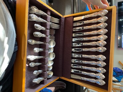 gorham sterling silver flatware melrose 60 piece set